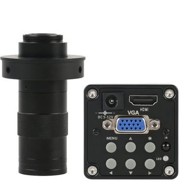 JOEBO Microscope Kit 14MP 1080P Video Microscope Camera 100X 130X 180X 200X 300X 500X C Mount Lens Microscope Lens Adapters(with 130X)