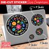 (3Pcs-3") What Doesn't Kill You Mutates and Tries Again Sticker Science Microbiology Infectious Disease Die-Cut Waterproof Vinyl Sticker for Laptop Water Bottle Phone Decal Gifts for Her Him 3 Inches view 4