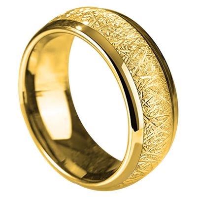 Gold Ceramic T5577 Chip Ring for Rewritable Clone 125kHz Access KeyCard,Women and Men Finger Fit Ring (Gold, 12)