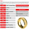 Gold Ceramic T5577 Chip Ring for Rewritable Clone 125kHz Access KeyCard,Women and Men Finger Fit Ring (Gold, 12) view 2