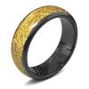 Black Gold Ceramic T5577 Chip Ring for Rewritable Clone 125kHz Access KeyCard,Women and Men Finger Fit Ring (Black(Gold), 8) view 1