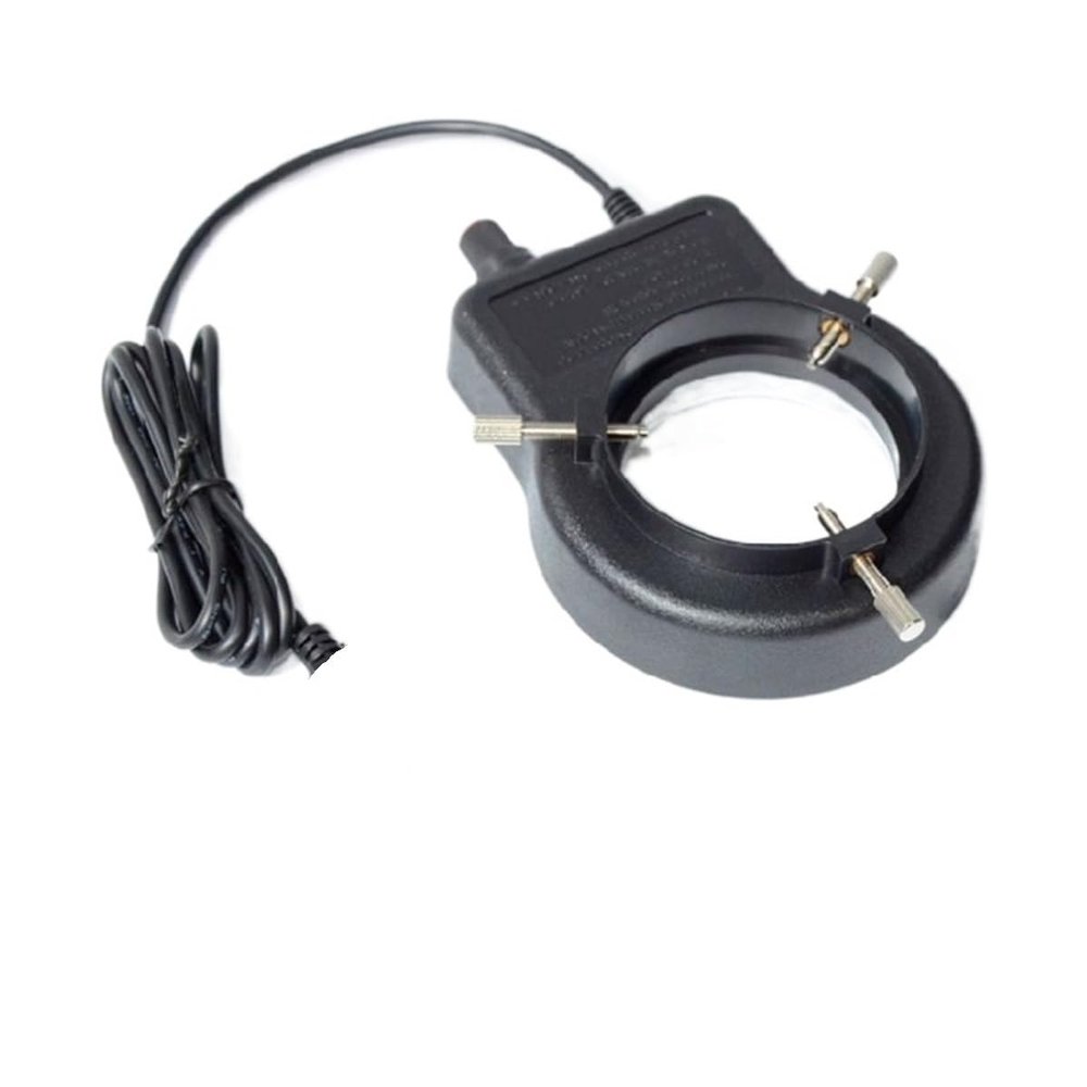 JOEBO Microscope Kit Binocular Stereo Microscope Ring Lamp Integrated LED Ring Light Source Brightness Adjustable USB Microscope Lens Adapters