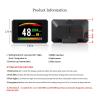Car Electronics P16 Head Up Display Hud Obd2 Temperature Car KM/h MPH Turbo Boost Pressure Speed Projector On The Windshield for Car HUD view 4