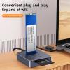 QIEIEI Highly Speed NVMe Solid Drives Enclosure Adapter NVMe Reader Docking Station for Laptop Hard Drives Reader Converters view 2