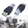 QIEIEI 2pcs Ethernet to USB Adapter USB to Ethernet Adapter,RJ45 Ethernet Male to USB Female Converters for ADSL Modem, Routers view 2