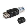 QIEIEI 2pcs Ethernet to USB Adapter USB to Ethernet Adapter,RJ45 Ethernet Male to USB Female Converters for ADSL Modem, Routers view 3