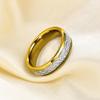 Gold Sliver Ceramic T5577 Chip Ring for Rewritable Clone 125kHz Access KeyCard,Women and Men Finger Fit Ring (Gold(Sliver), 11) view 4