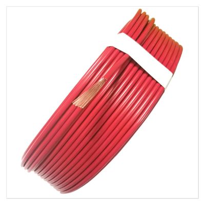 10m Strand Soft Copper Electric Wire Oxygen-Free 16/14/12/10/8AWG 1.5 Square Flexible Single Core Electrical Cut Cable for Home Deco(Rojo,16 AWG-1.5mm2)