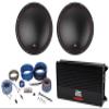 Audiosavings Bundle: (2) 5512-44 12" 800 Watt Peak DVC 4-ohm Car Audio Subwoofer Sub Bundle with THUNDER1000.1 1000W Class D Car Amplifier & Rockville RWK4CU Amp Installation Wire Kit (4 Items) view 1