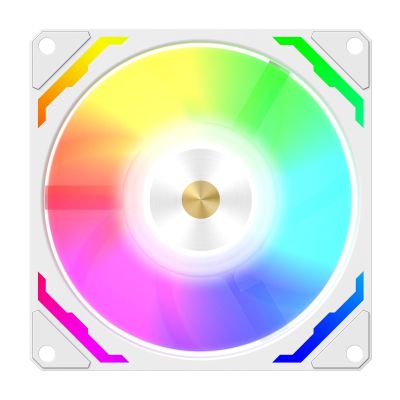 QIEIEI 9CM Fan,90mm ARGB LED Cooling Fan Desktop CPU Air Cooling Quiet Operate for PC Case 9CM 9025 Fan