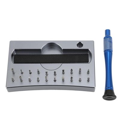 20 in 1 Miniature Accuracy Set for Phones, Computers, Watches, Laptops Professional Repair Kit with Metal Drill Bits and Ergonomic Handle