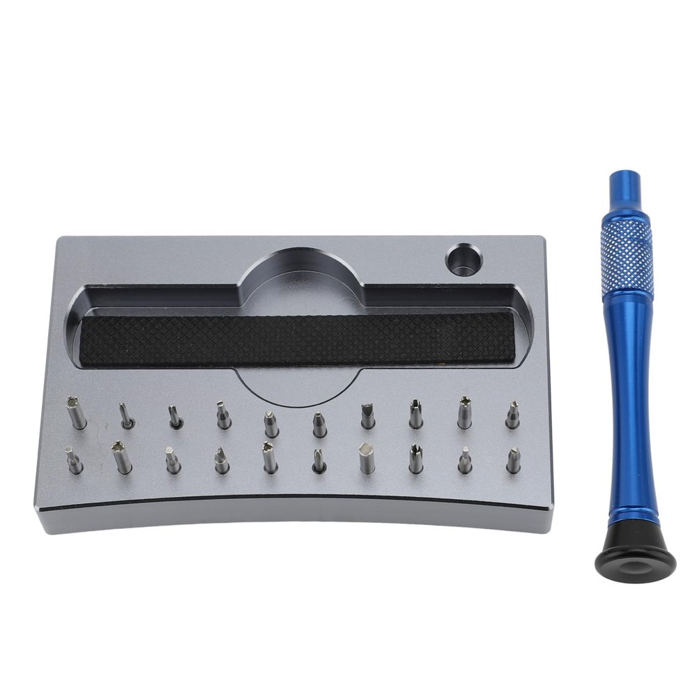 20 in 1 Miniature Accuracy Set for Phones, Computers, Watches, Laptops Professional Repair Kit with Metal Drill Bits and Ergonomic Handle