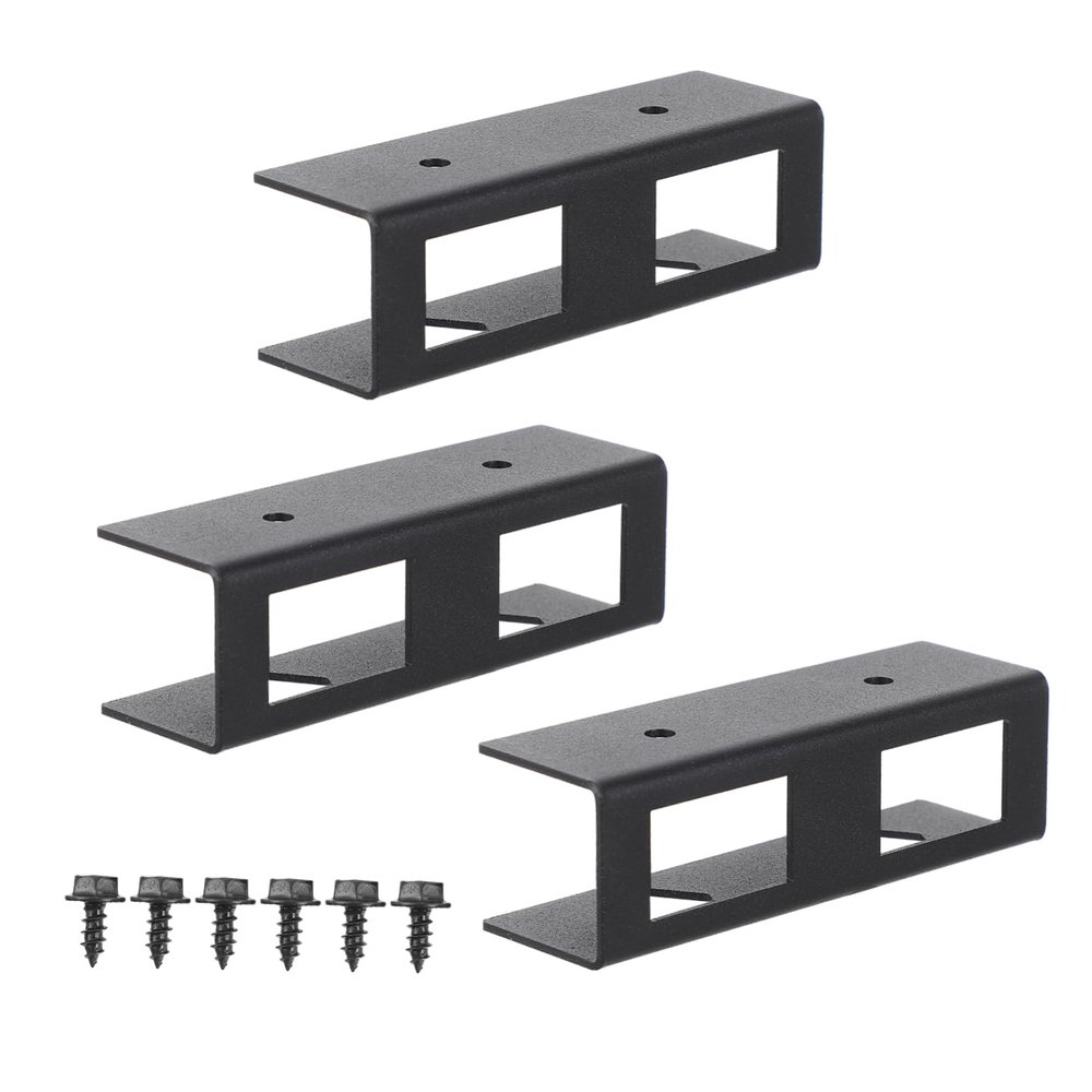 Angoily 1Set Under Desk Laptop Holder Rack Black Laptop Storage Stand for Study Room Supplies Compact Design Space Saving Organizer for Tablets and Notebooks Easy Installation