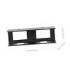 Angoily 1Set Under Desk Laptop Holder Rack Black Laptop Storage Stand for Study Room Supplies Compact Design Space Saving Organizer for Tablets and Notebooks Easy Installation view 2