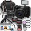Canon EOS R50V Mirrorless Camera with 14-30mm Lens + Canon HG-100TBR Tripod Grip + Sandisk 128GB Extreme Pro Memory Card + More (18pc Bundle) (Renewed) view 1