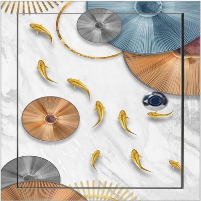 Wall art,breaker box decor,Decorative Fuse Box Covers Breaker Box Decorative Cover Sticker Self-Adhesive Electric Panel Cover Decorative Corridor Entrance Hanging Paintings(Picture colorA,41 cm*42 cm)