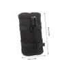 Angoily Camera Lens Case for DSLR Thick Padded Lens Pouch Adjustable Strap Compatible Travel Storage for Photographers Black Neoprene Design view 2