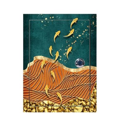 Wall art,breaker box decor,Decorative Fuse Box Covers Breaker Box Decorative Cover Sticker Self-Adhesive Electric Panel Cover Decorative Corridor Entrance Hanging Paintings(Picture color F,45 cm*65 cm