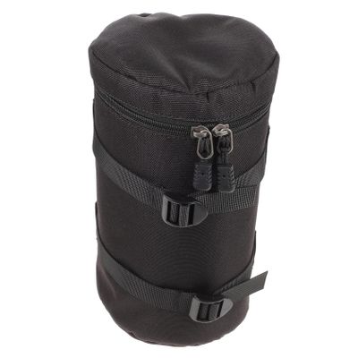 Angoily Camera Lens Pouch for DSLR Waterproof Lens Storage Bag Padded Interior Protective Case for Photographers in Black