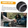 Angoily Camera Lens Pouch for DSLR Waterproof Lens Storage Bag Padded Interior Protective Case for Photographers in Black view 3