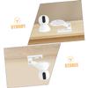 DOITOOL 2pcs Indoor Camera Bracket Mount No-Drill Wall Mounting Rack for Camera Easy Install view 3