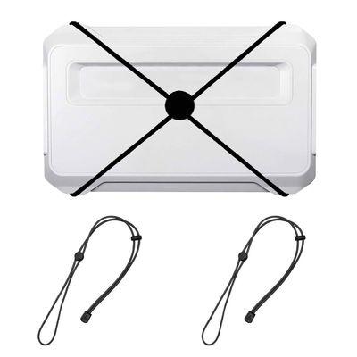 Fishing Graph Cover Straps,Fish Finder Bungee with Adjustable, Fishing Accessories,Secure Fish Finder Cover During Travel to Protect from Damage,Widely Applicable Fit Up to 18 in Screens Black2PCS
