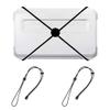 Fishing Graph Cover Straps,Fish Finder Bungee with Adjustable, Fishing Accessories,Secure Fish Finder Cover During Travel to Protect from Damage,Widely Applicable Fit Up to 18 in Screens Black2PCS view 1