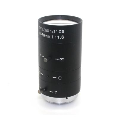 3mp 6-60mm Lens 1/3" CS CCTV Lens IR F1.6 Manual Zoom Manual Iris CS Mount Lens