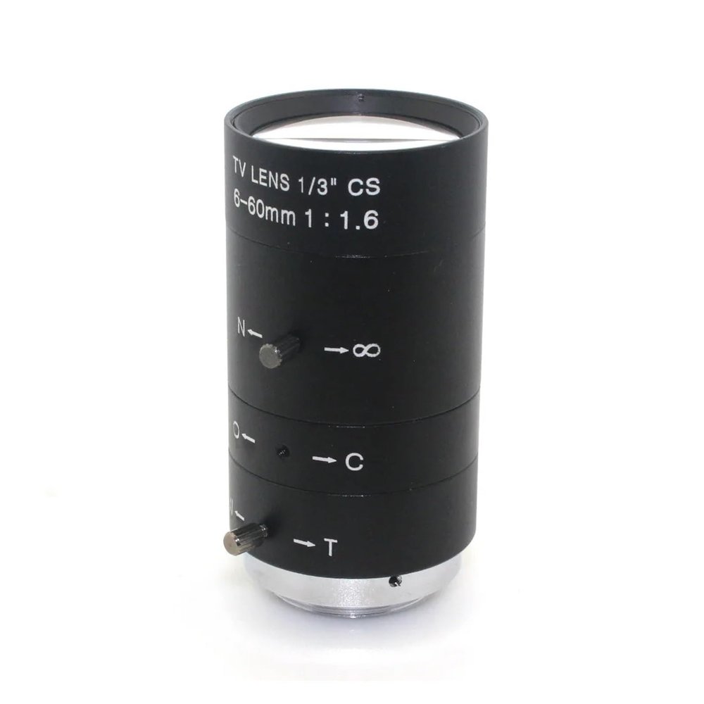 3mp 6-60mm Lens 1/3" CS CCTV Lens IR F1.6 Manual Zoom Manual Iris CS Mount Lens