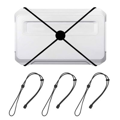 Fishing Graph Cover Straps,Fish Finder Bungee with Adjustable, Fishing Accessories,Secure Fish Finder Cover During Travel to Protect from Damage,Widely Applicable Fit Up to 18 in Screens Black3PCS