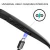 Emzwin Smart Bluetooth Glasses for Men Women Glasses with Bluetooth Speaker Mic Voice Assistant, Ultralight Comfortable Design (Clear Lens) view 4