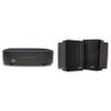 Kicker KB6B 2-Way Full Range Indoor Outdoor Speakers Weatherproof Speakers (Black Finish)(Pair) w/A.1x 2-Channel Audio Streaming Amplifier, Compatible with AirPlay 2, Chromecast, Amazon Alexa, view 1