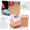 SOPOTUTU 100pcs Kraft Paper CD Sleeves Envelopes for CD Dvd Storage Retro Style Media Storage Sleeves Brown Cardboard Packaging for Cards Documents Ample Supply for Bulk Needs view 3
