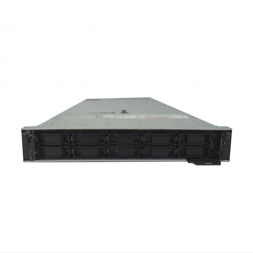 Dell EMC PowerEdge R640 10x SFF, 2X Xeon Silver 4110 2.1GHz 8-Core CPU, 128GB Memory, PERC H730, 2X 960GB SSD, iDRAC 9 Enterprise, Dual 25GbE SFP28, Rails (Renewed)