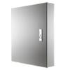 NavePoint Outdoor Fiber Enclosure, 24 Port, LC/APC Duplex, 48 LC/APC Pigtails, IP55 Waterproof, Stainless Steel, 11.8"x9.4"x3.9", FTTH & Telecom view 2