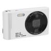 4K 50MP Digital Camera with 16x Digital Zoom, 2.8 Inch LCD Screen, Anti Shake, Autofocus, Retro Compact Design, Built in Flash for Travel Photography (White) view 3
