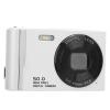 4K 50MP Digital Camera with 16x Digital Zoom, 2.8 Inch LCD Screen, Anti Shake, Autofocus, Retro Compact Design, Built in Flash for Travel Photography (White) view 4