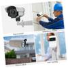Tofficu Security Camera Mount Bracket for Indoor/Outdoor Use Adjustable Wall Holder 360 Rotation Compatible Most Security Cameras view 2
