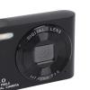 4K 50MP Digital Camera with 16x Digital Zoom, 2.8 Inch LCD Screen, Anti Shake, Autofocus, Retro Compact Design, Built in Flash for Travel Photography (Black) view 3