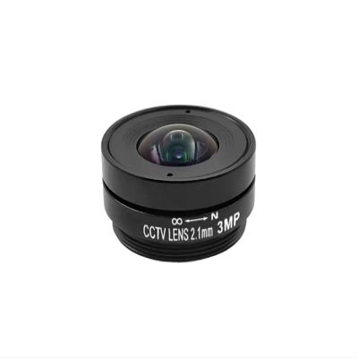 3.0 Megapixel 2.1mm cs Lens Fixed Iris Lens CS Mount CCTV Lens Wide Angle of View 133degree for 1/2.7" 3mp CCTV Camera