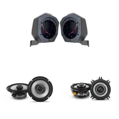 Alpine Bronco S2-S40 - Next-Generation S-Series 4" & S2-S65 6.5" Coaxial Bundle & BR-B65U 6.5" Rear Speaker-Pod Add Ons