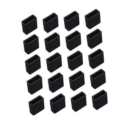 POPETPOP 20 Pcs USB Male Dustproof Plug Protector Caps USB Port Cover for Cable Protection U Disk Stopper Compatible