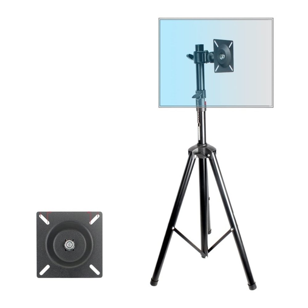 DL-ST102 360 Rotate Tilt Swivel Steel 10"-27" Screen +Keyboard Plate Tripod Stand On 180cm 150cm 120cm(DL-ST100)
