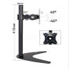 ADBWEKKF LCD-T600 10"-27" Big Base 400mm High VESA 50X50 75X75 100X100 Touch Screen LCD Monitor Arm Shelf Desktop Bracket Quick Release view 2