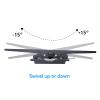 ADBWEKKF LED LCD TV Wall Mount Bracket Tilt Adjustable Strengthen TV Support for 43''-75'' Load Up to 70kg VESA 600 * 400(PTS002T-1) view 2
