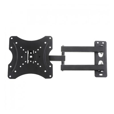 ADBWEKKF 35KG Adjustable 14-42 Inch TV Wall Mount Bracket Flat Panel TV Frame Support 15 Degrees Tilt with Level for LCD LED Monitor Flat