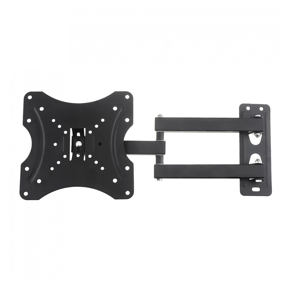 ADBWEKKF 35KG Adjustable 14-42 Inch TV Wall Mount Bracket Flat Panel TV Frame Support 15 Degrees Tilt with Level for LCD LED Monitor Flat