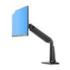 ADBWEKKF F37 22-37" 4-12kg Folding Air Press Gas Spring Vesa Mount LCD LED Monitor Desktop Stand Clamp Grommet Base TV Desktop Mount(White) view 3