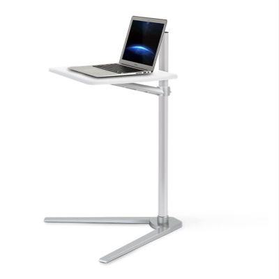 ADBWEKKF Movable UP-8T Aluminum 7-20 Inch Laptop Floor Stand Height Adjustable Bedside Lapdesk Sofa Desk for Tablet PC Notebook Tea Table(Silver)