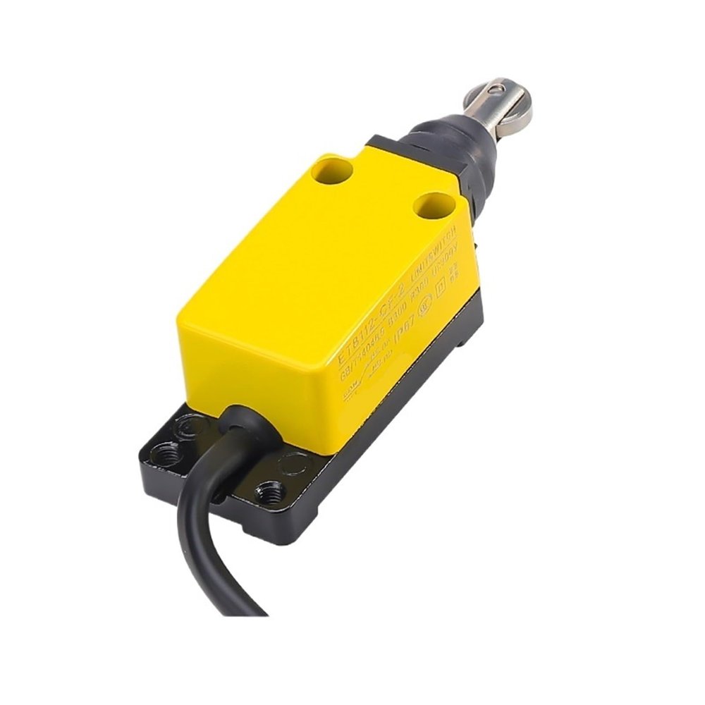 1pcs Waterproof ME-8100 Series Limit Switch AC250V 2NO/2NC Self-Reset Touch Controller with DIN Rail Mount for Industrial Machinery(ET8112-CF)